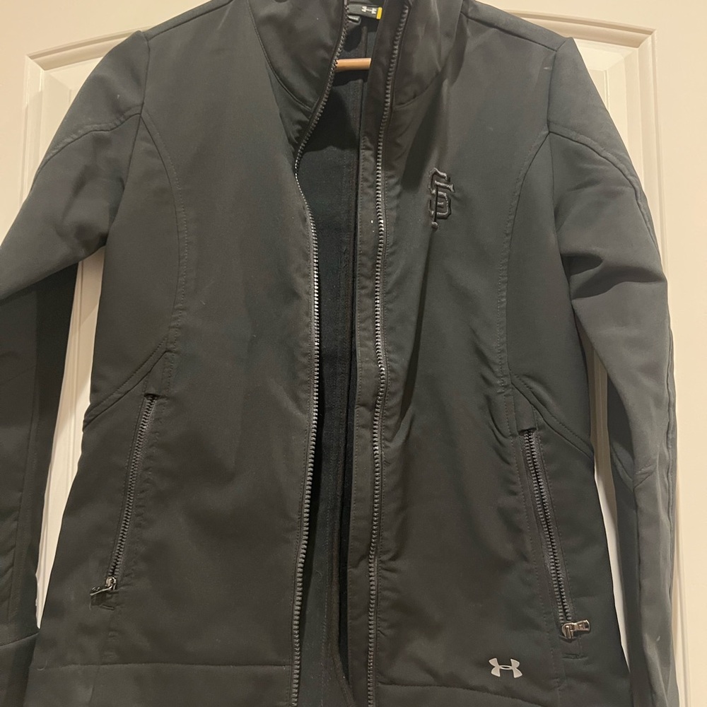 Under Armour Black Ski Snow Jacket Performance Fit